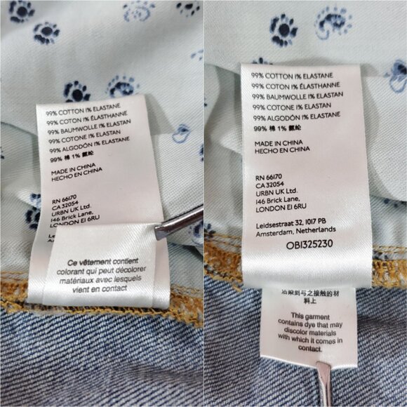 Anthropologie Pilcro Size 26 Slim Boyfriend Embroidered Patch Mid Rise Jeans - Picture 14 of 15